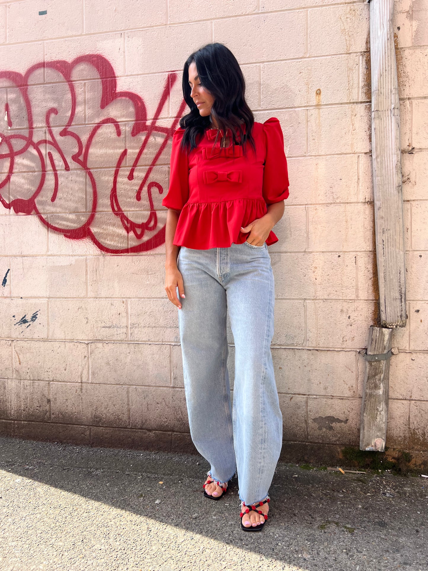 KNOX BARREL JEANS