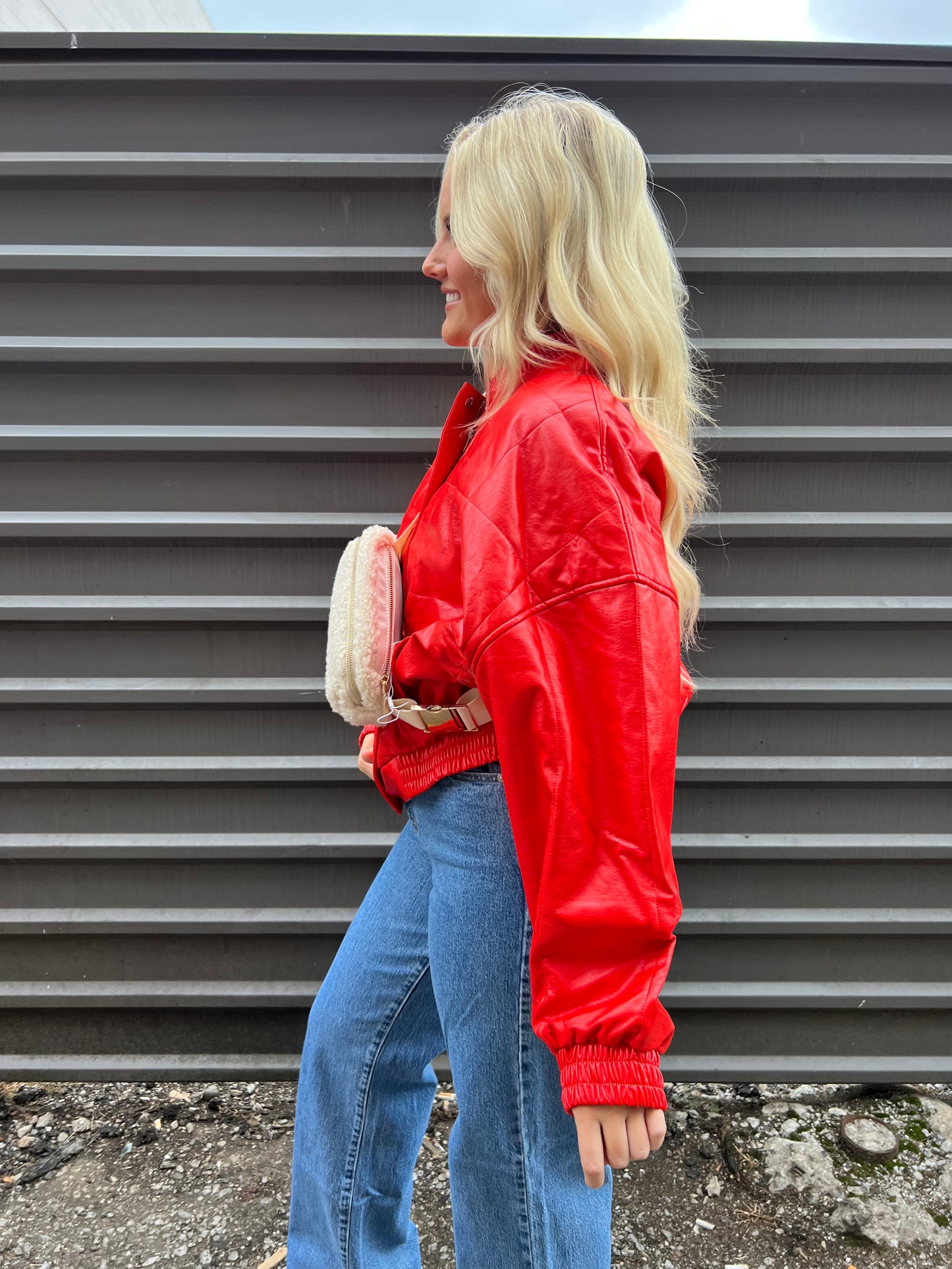 FRNCH RITA JACKET IN ROGUE RED - THE HIP EAGLE BOUTIQUE