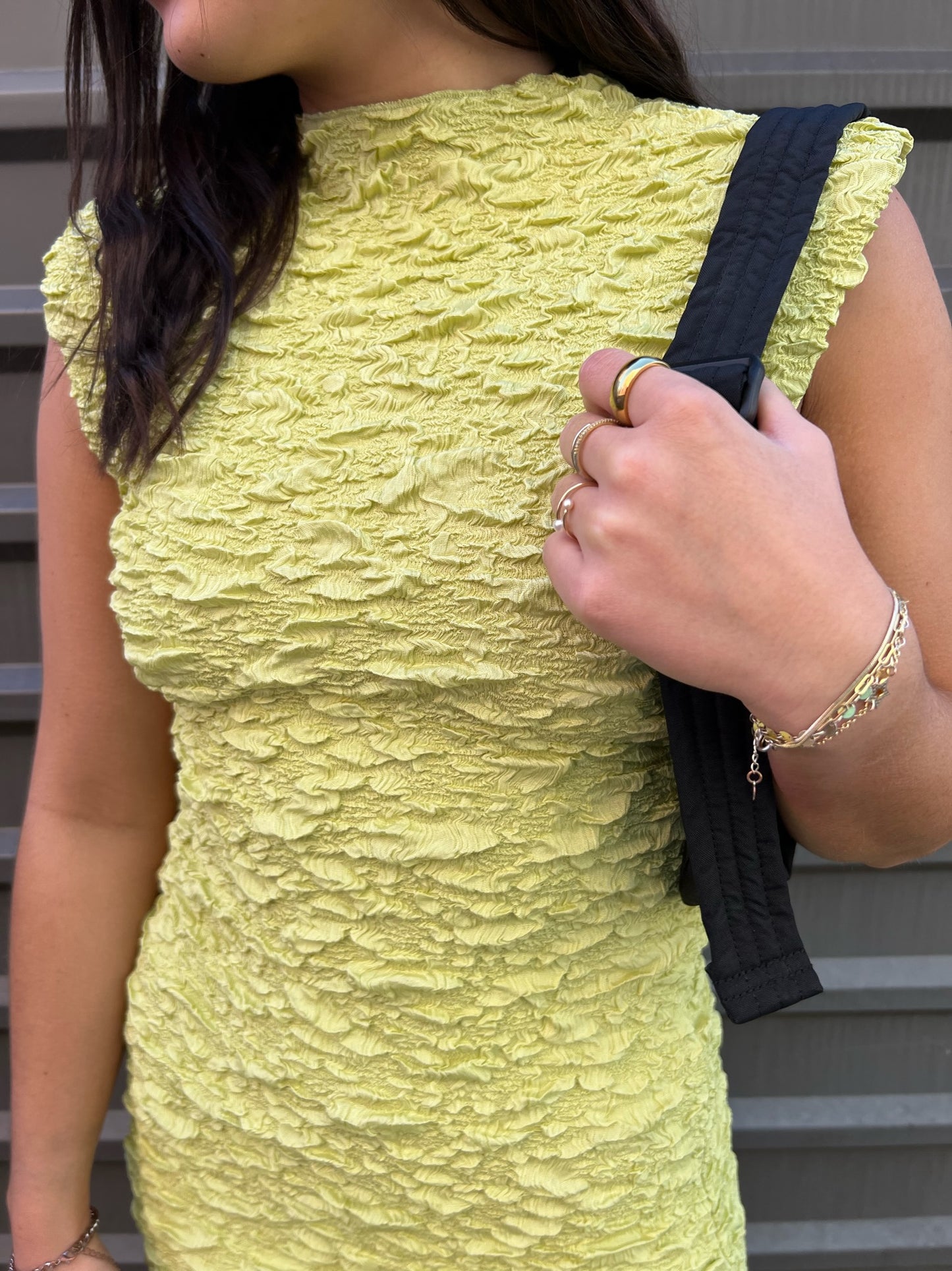 ASTR ANNIKA CRINKLED POPCORN MINI