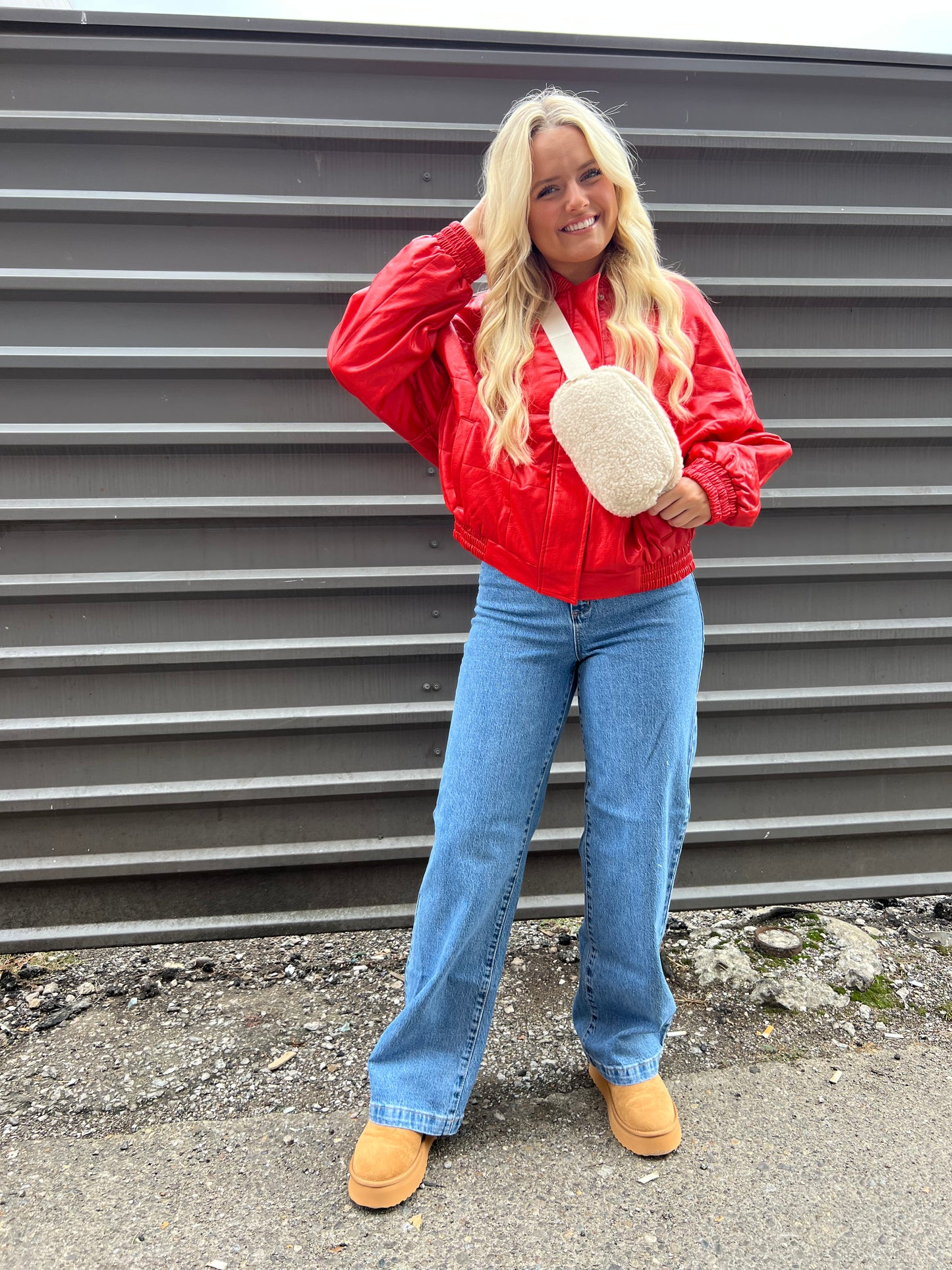 FRNCH RITA JACKET IN ROGUE RED - THE HIP EAGLE BOUTIQUE