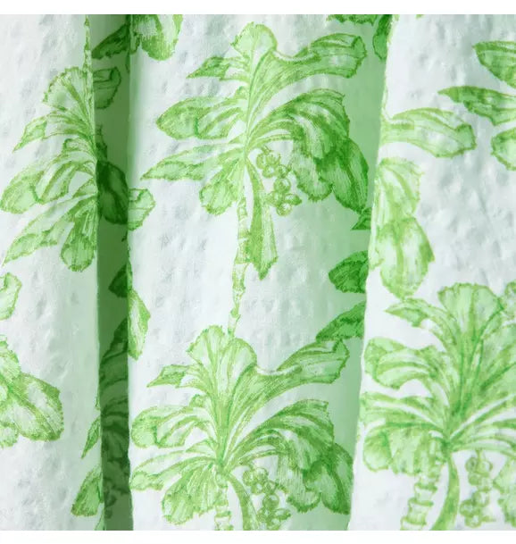 PALM TREE RUFFLE DRESS