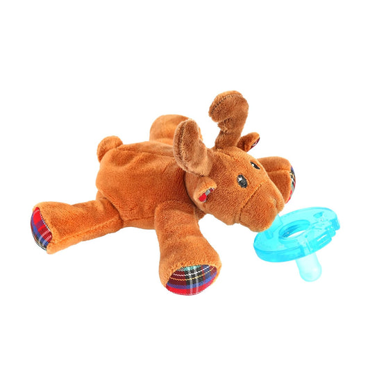 WUBBANUB INFANT PACIFIER X CHRISTMAS PLAID REINDEER
