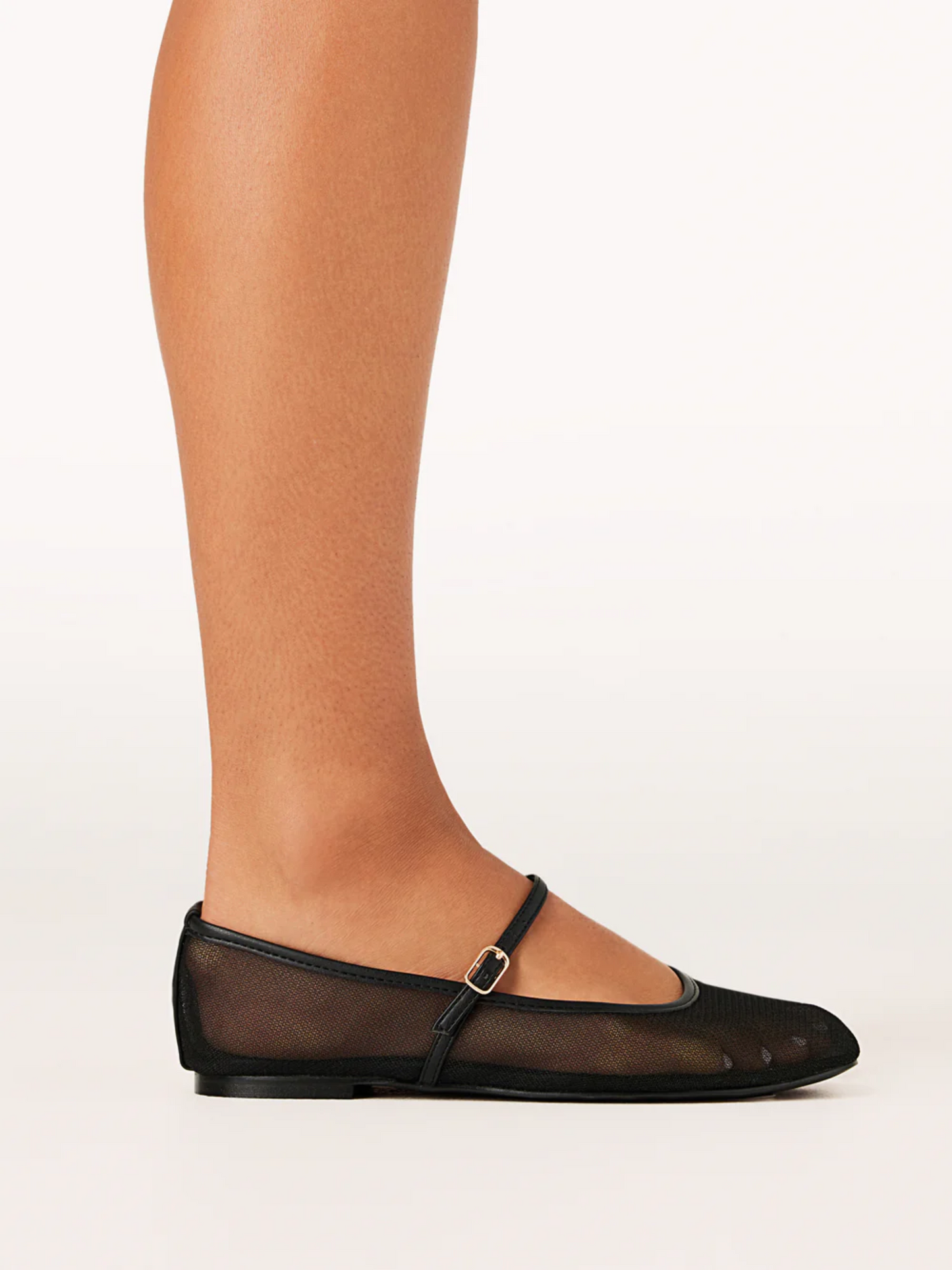Billini Gilda black mesh ballet flat