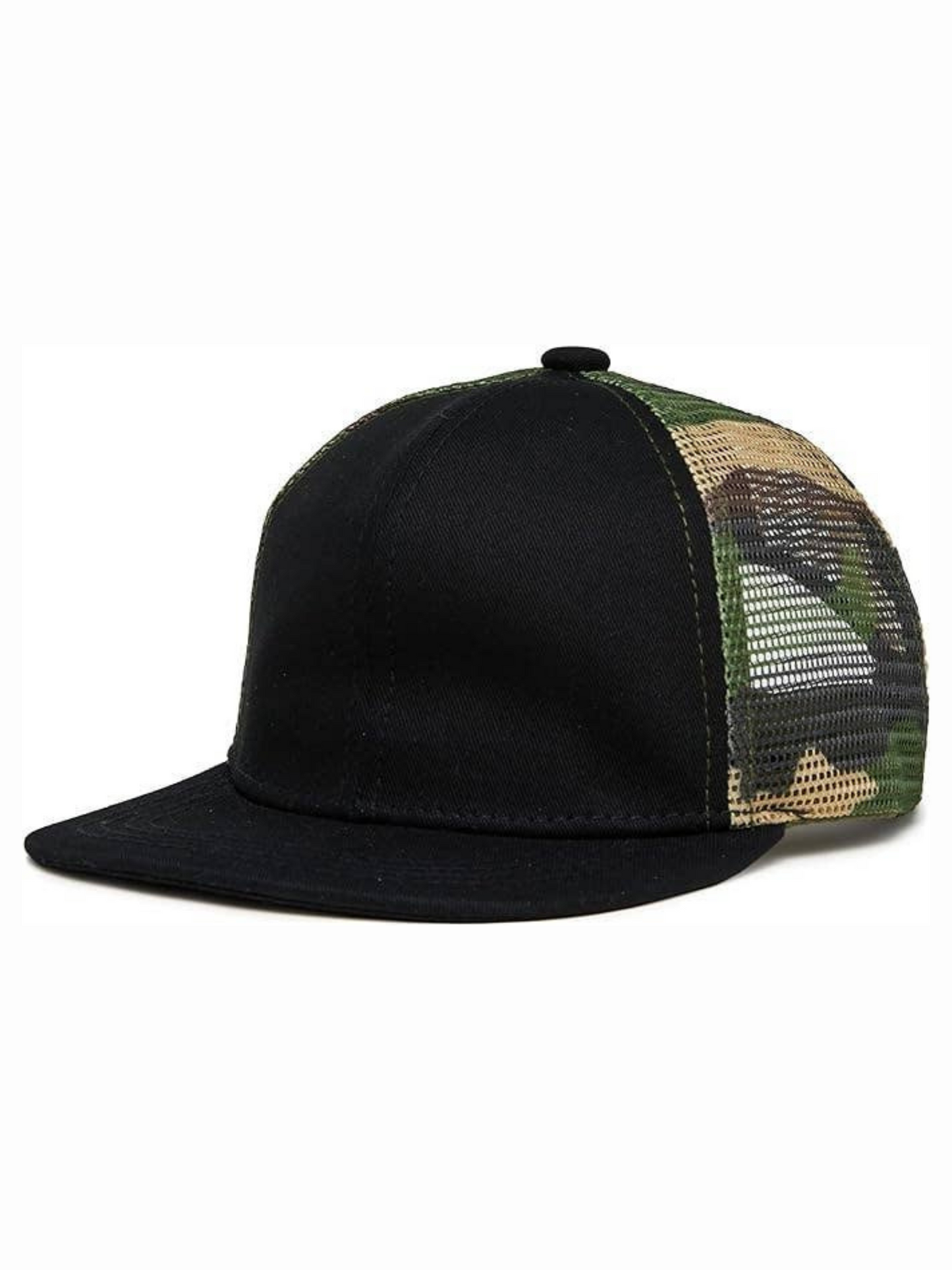 BOYS CAMO MESH TRUCKER HAT