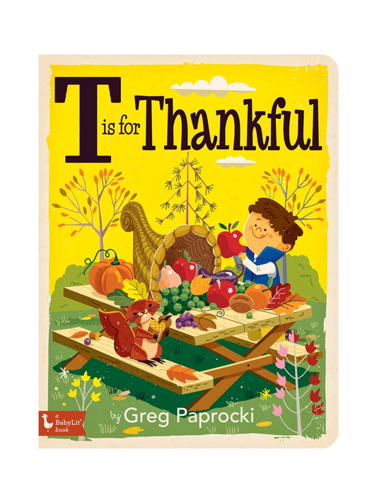 T IS FOR THANKFUL BOOK - THE LITTLE EAGLE BOUTIQUE