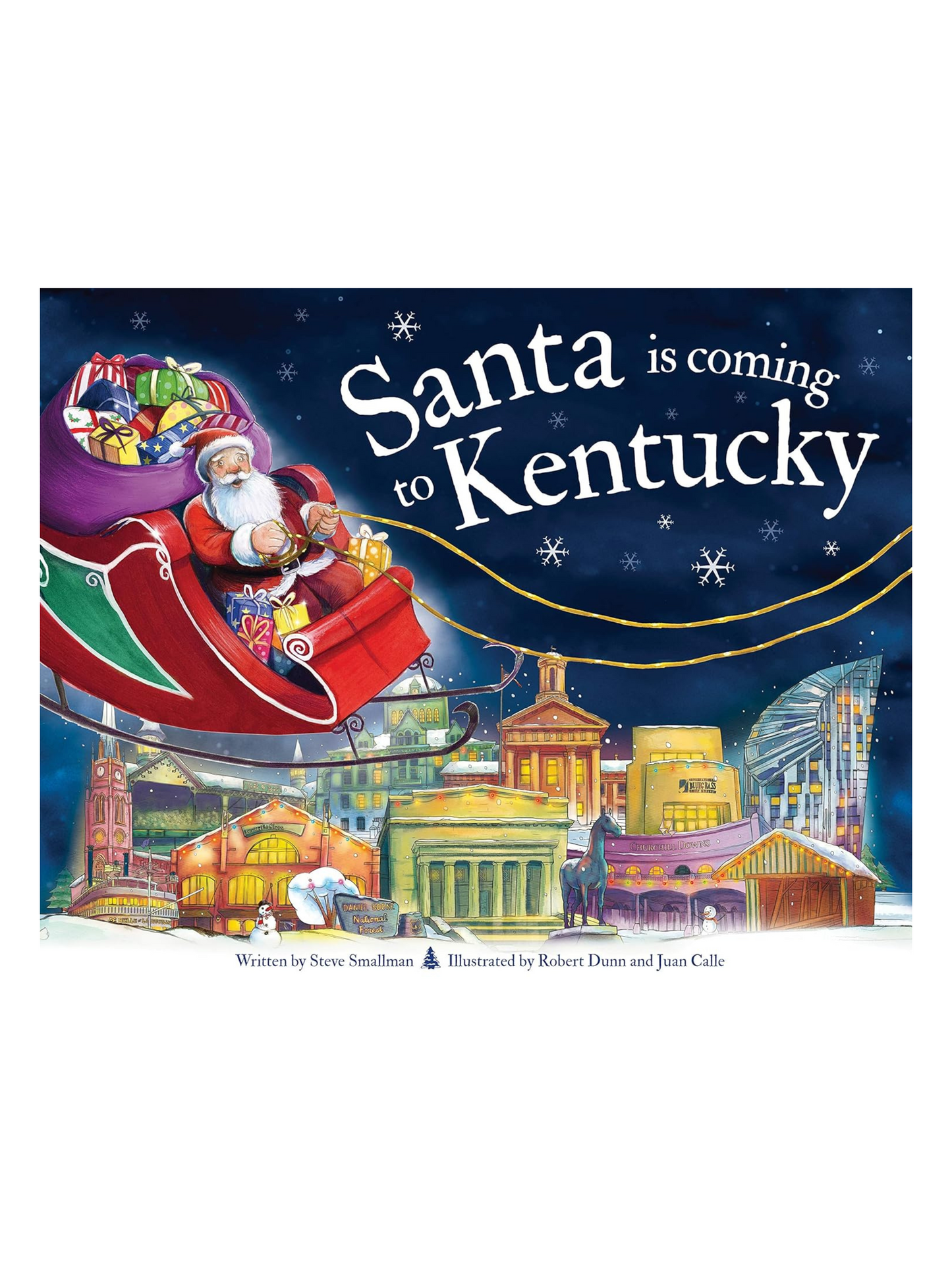 SANTA IS COMING TO KENTUCKY BOOK - THE HIP EAGLE BOUTIQUE