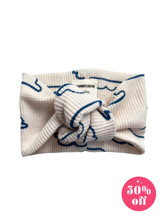 SPEARMINTLOVE TWIST HEADBAND IN CLOUD