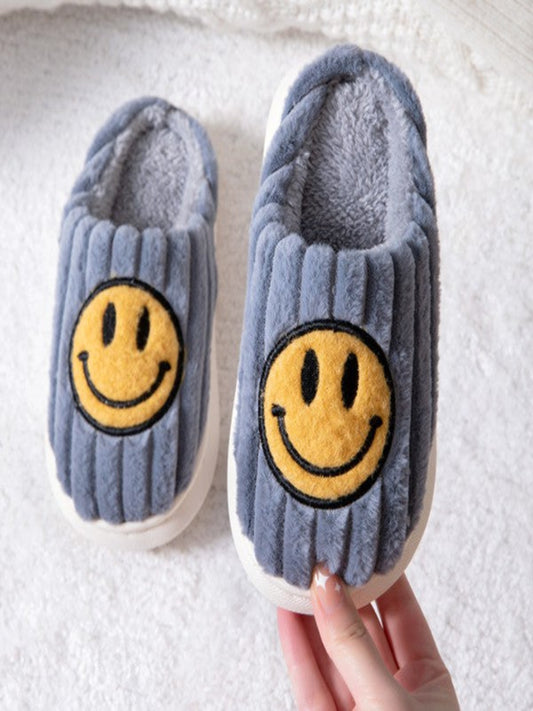 SMILEY FACE SLIPPERS