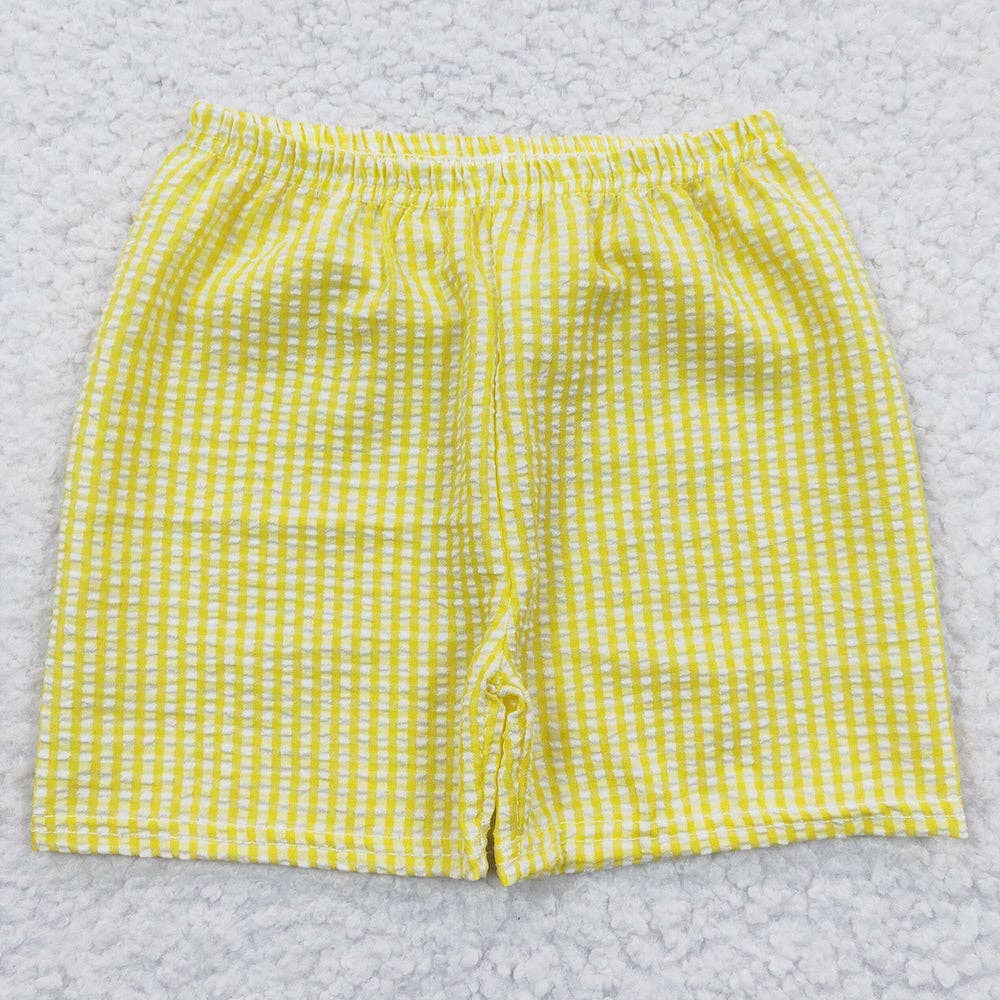 SEERSUCKER PLAID SHORTS