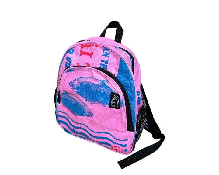 KID'S RECYCLED BACK PACK - THE LITTLE EAGLE BOUTIQUE