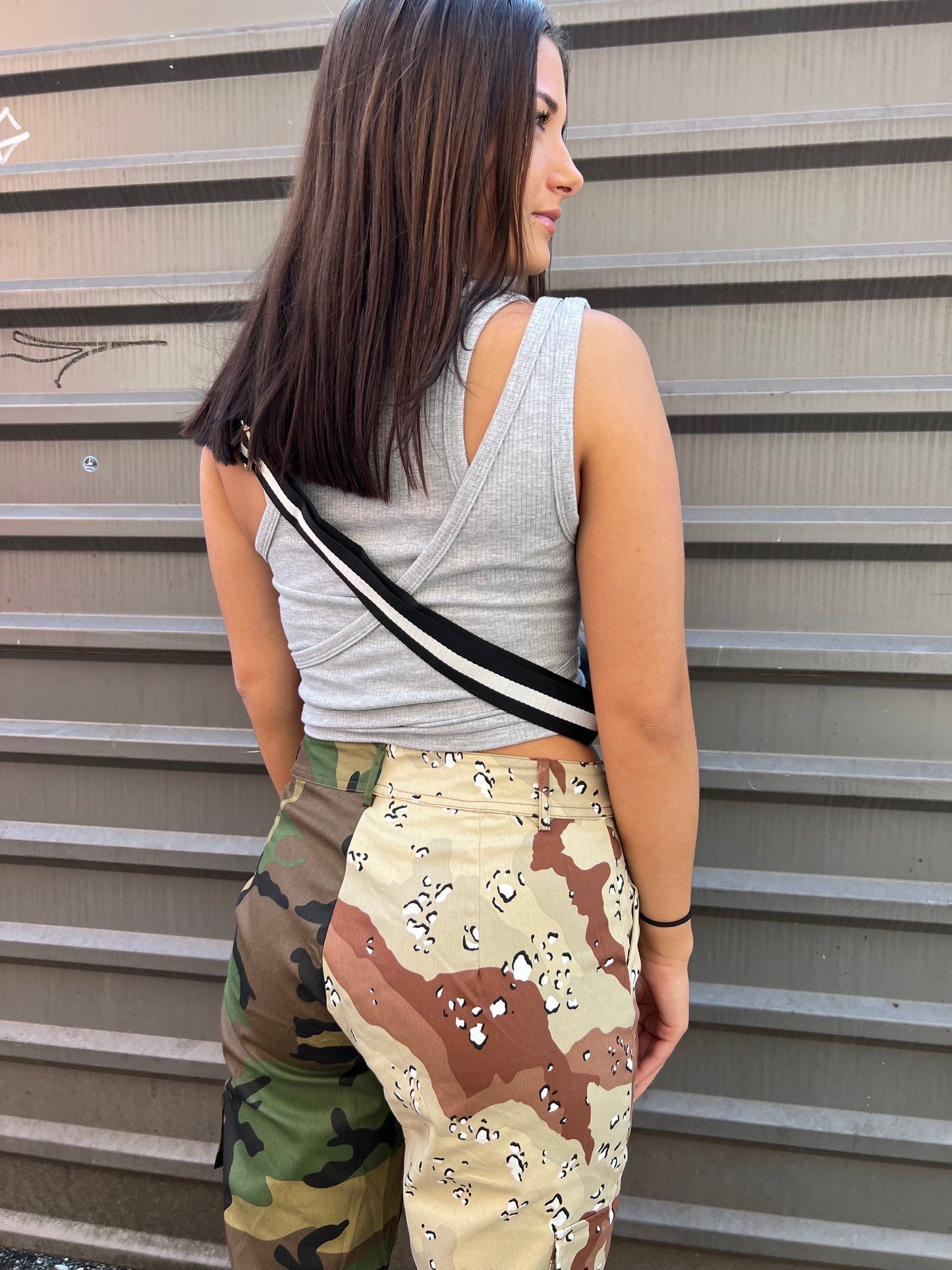 TWO TONE CAMO PANTS - THE HIP EAGLE BOUTIQUE