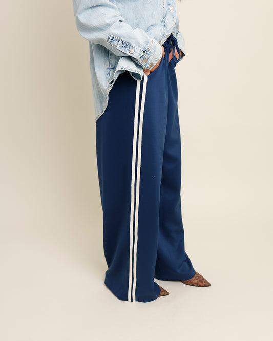 TRACK TALK TRACK PANTS X BLUE