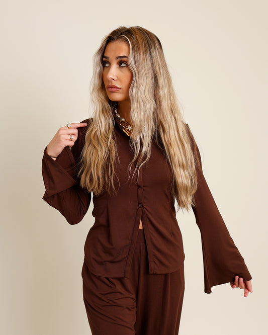 ESPRESSO BUTTON DOWN