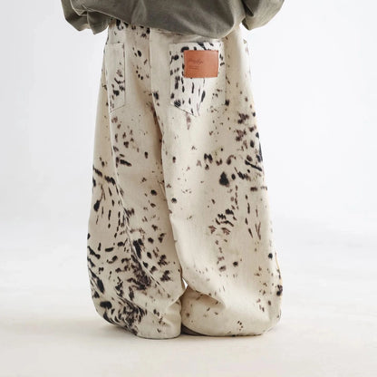 SNOW LEOPARD LITTLE REBEL BAGGY PANTS