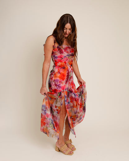 POPPY SHEER MAXI DRESS