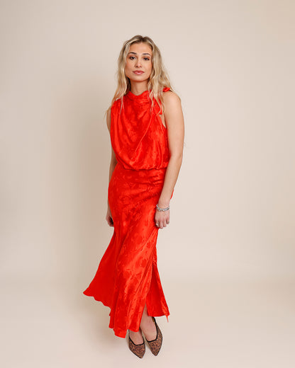 FRNCH ROLLING IN THE DEEP MIDI DRESS