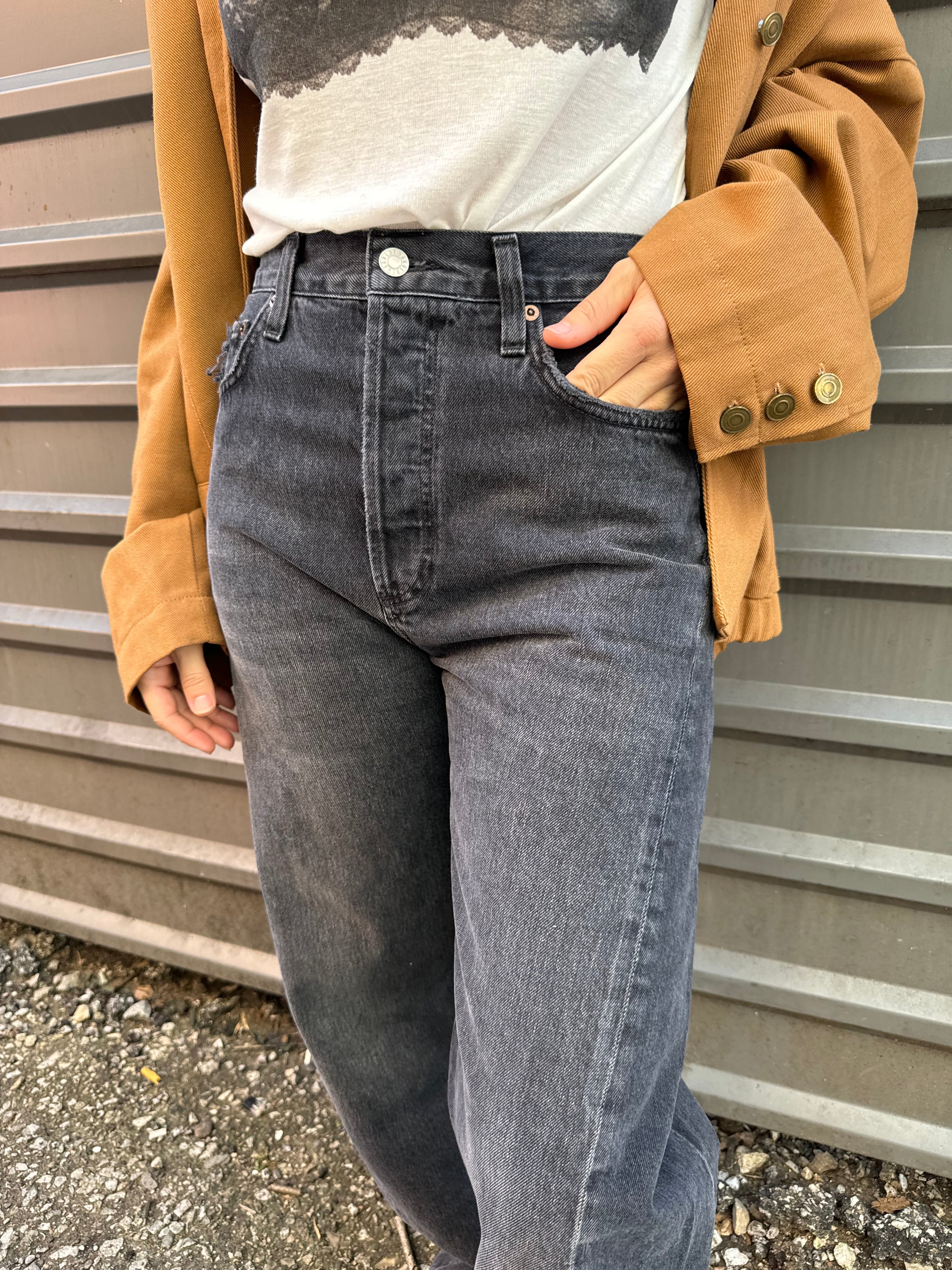 AGOLDE LUNA PIECED JEAN IN POSSESS – The Hip Eagle