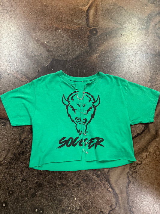 BLEACHER BABE X MARSHALL SOCCER TEE