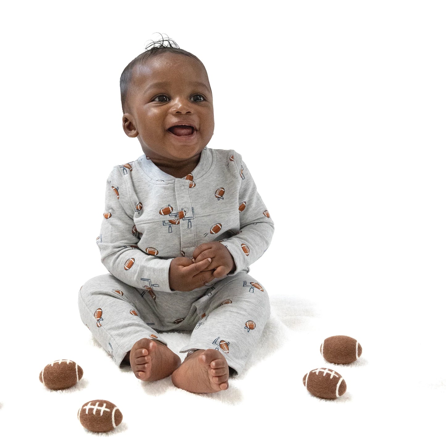 UNI ROMPER X FRENCH TERRY SPORT - FOOTBALL FIELD GOAL