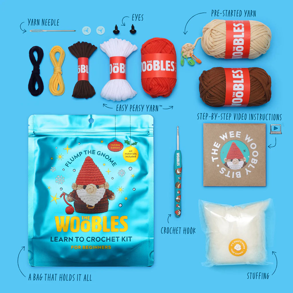 THE WOOBLES FLUMP THE GNOME CROCHET KIT