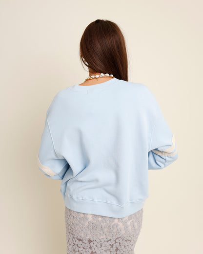 DAYDREAMER LORETTA LYNN BLUE KENTUCKY GIRL VARSITY SWEATSHIRT