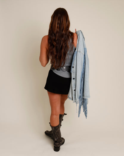 LIZA LOW-RISE MICRO MINI SKORT