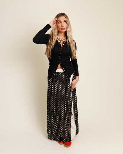 FREE PEOPLE GOING PLACES CARDI X BLACK