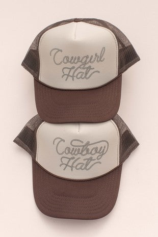 COWGIRL ROPE TRUCKER HAT