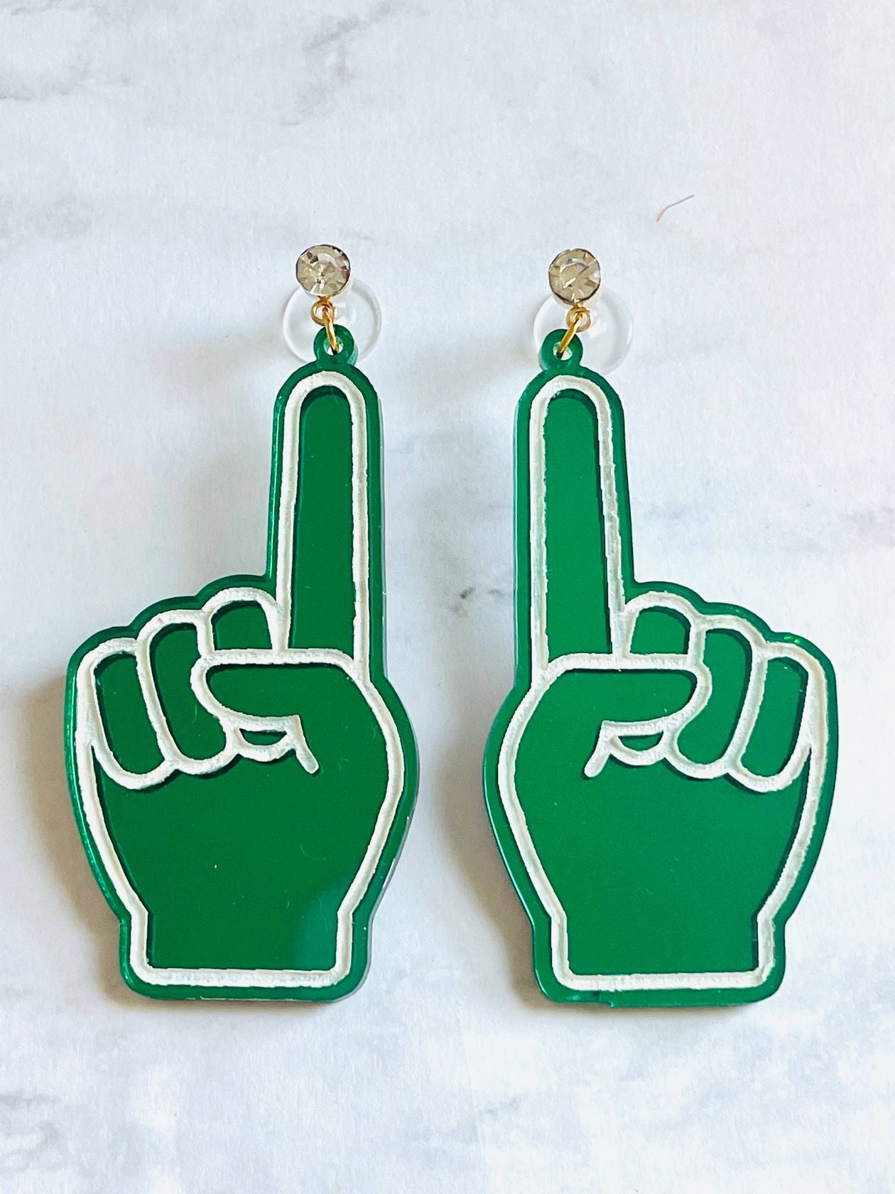 NO. 1 HERD FAN EARRING