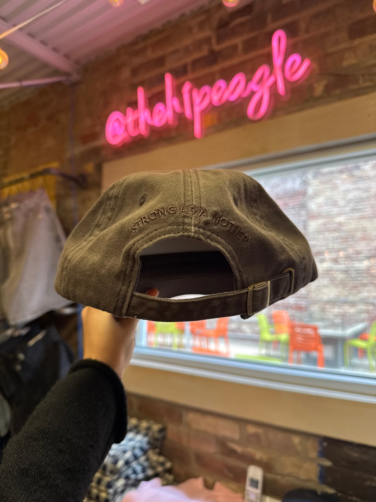 MOTHER. EMBROIDERED HAT