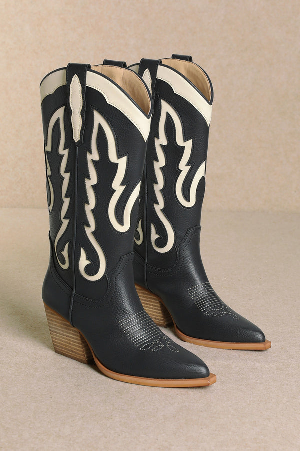 navy billini norva western cowgirl cowboy boot