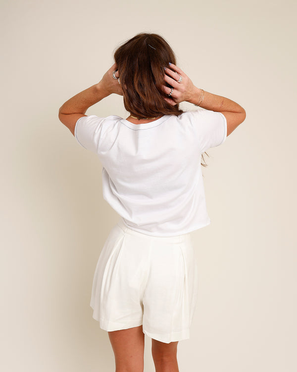 CRACK A COLD ONE MODELO RAW HEM TOP