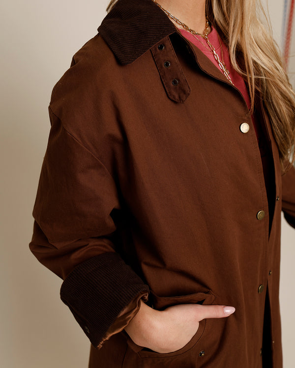 ELIZABETH LONG BARN COAT