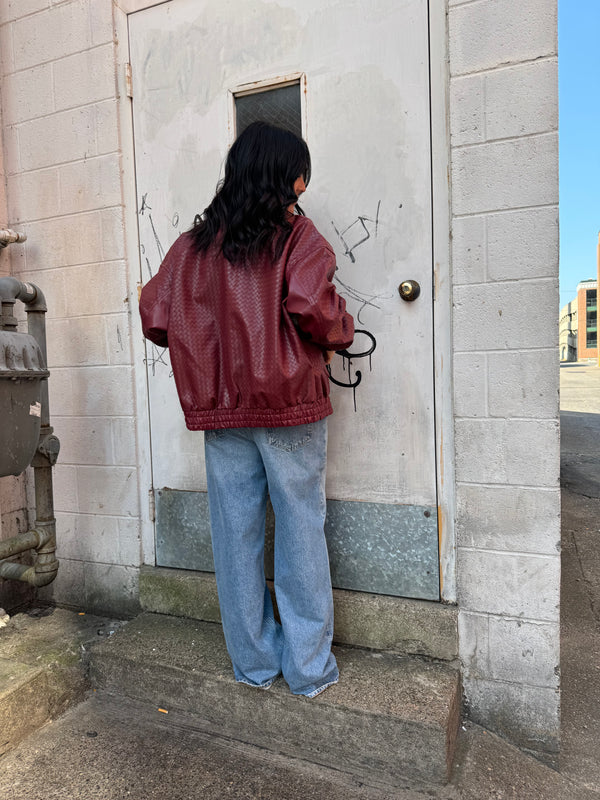 STREETSTYLE BURGANDY BOMBER