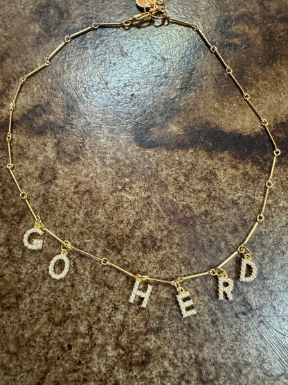 GO HERD NECKLACE X PEARL