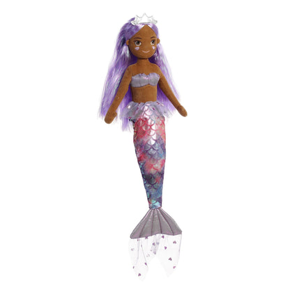 SEA SPARKLES™ CHEEKYS HEART MERMAID PLUSH