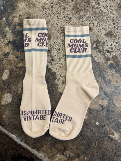 VINTAGE COOL MOMS CLUB CREW SOCKS
