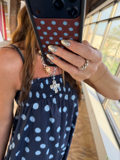 LUNA POLKA DOT MAXI DRESS