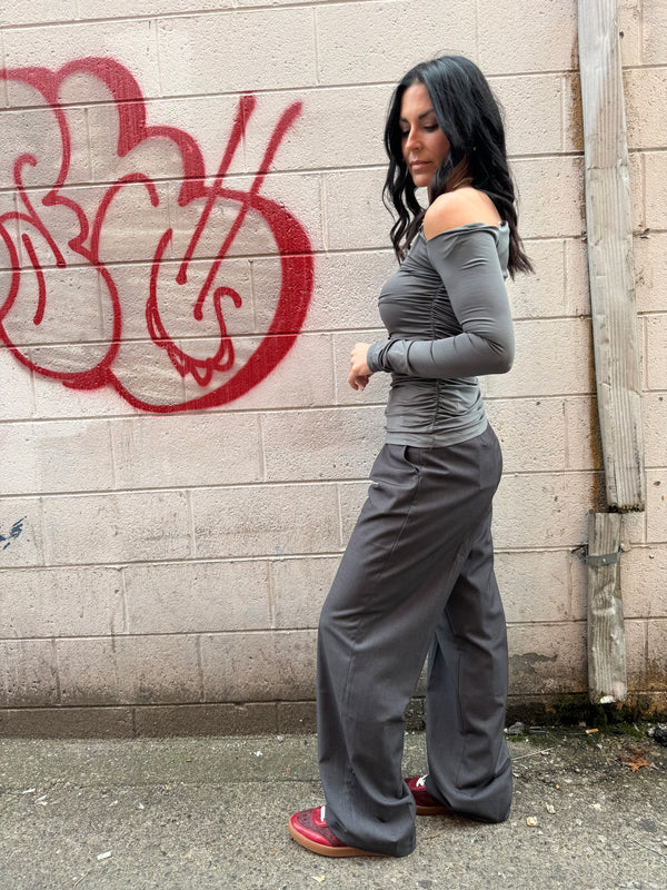 NIA SLY PANT X CHARCOAL