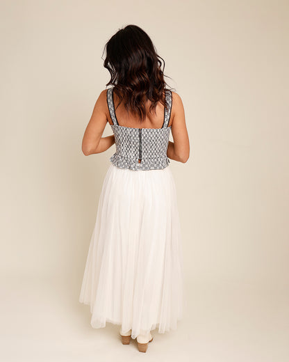 DAISY LACE UP TANK TOP