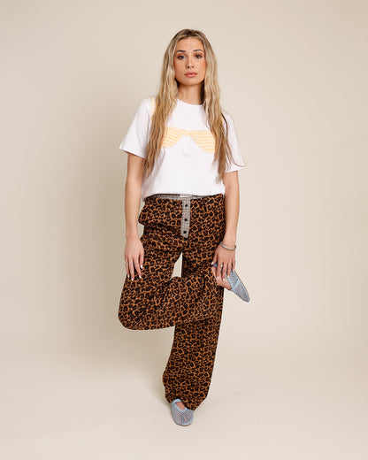 CAMERON LEOPARD PRINT BOXER PANTS