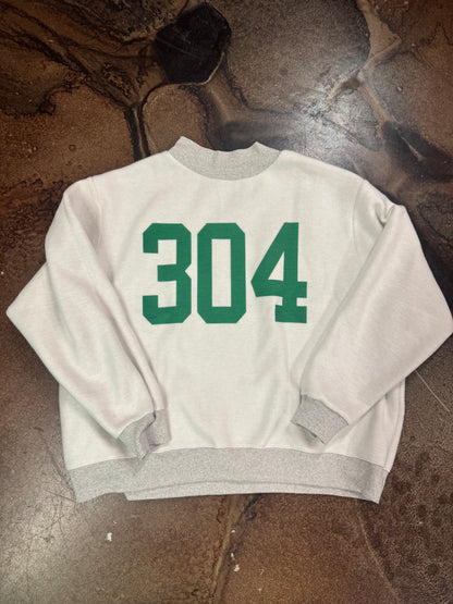 THE HUNTINGTON REVERSIBLE MOCK NECK SWEATSHIRT