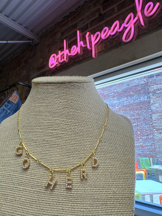 GO HERD NECKLACE X PEARL