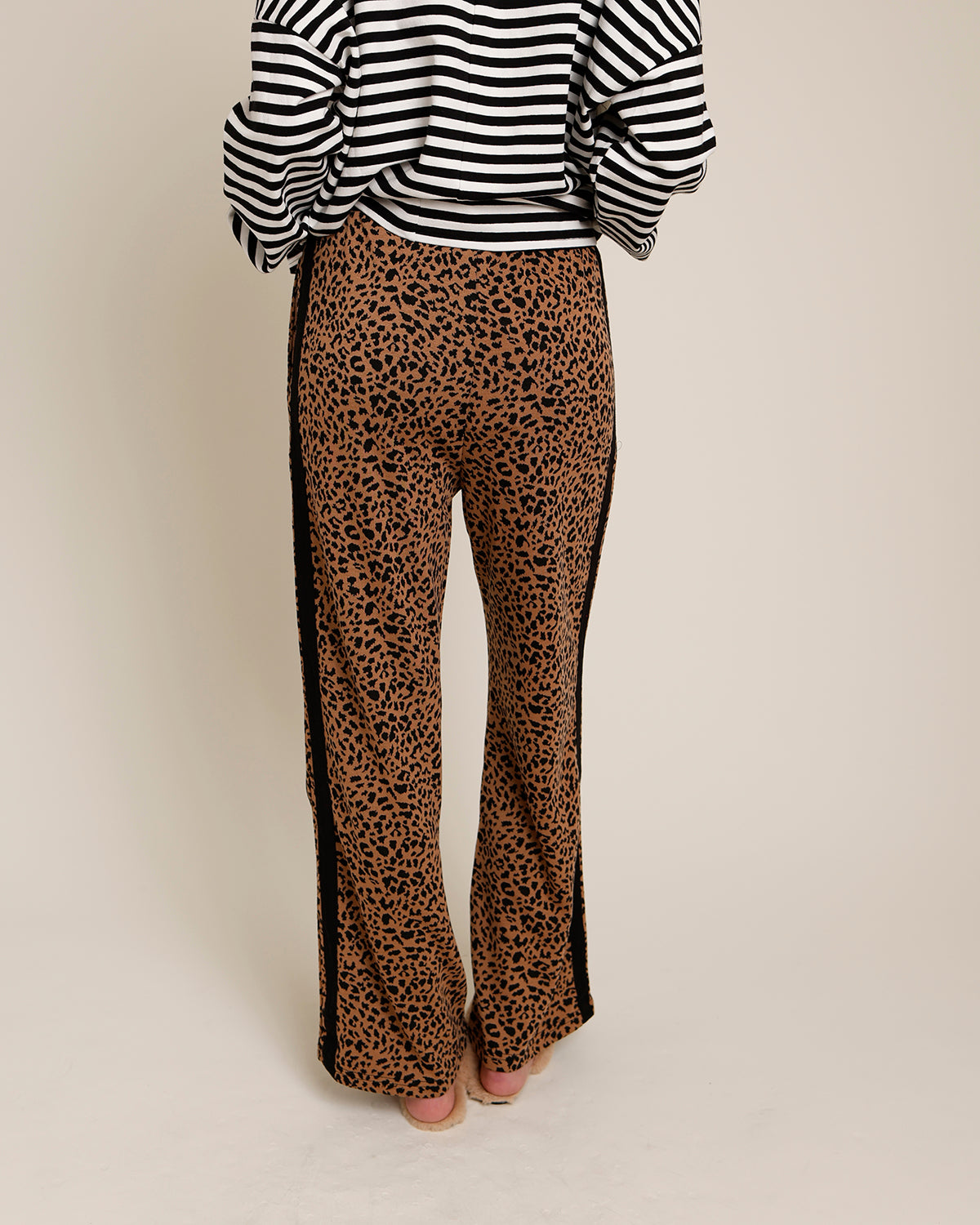 LEOPARD TRACK PANTS