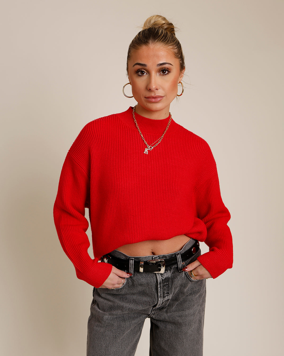 CLASSIC RED SWEATER