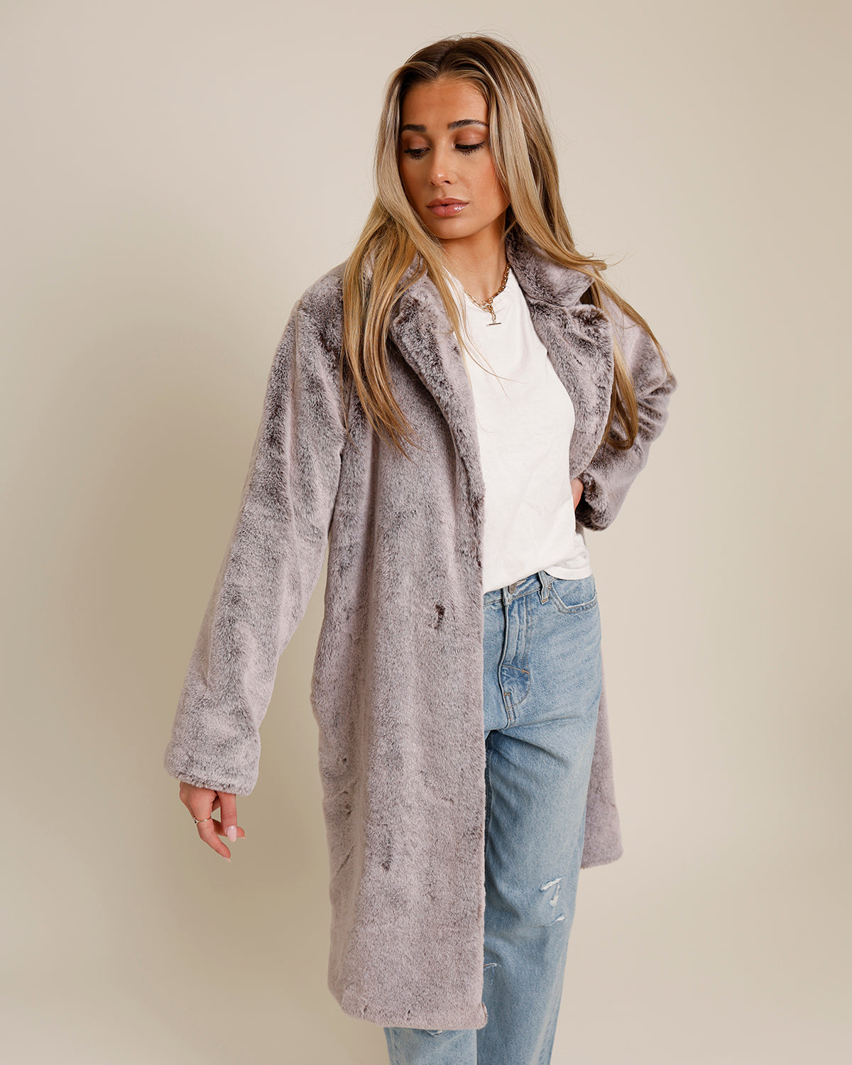 SNUG AS A BUG FAUX FUR COAT