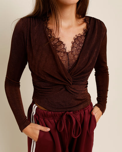 TIMELESS TWIST TOP X CHOCOLATE