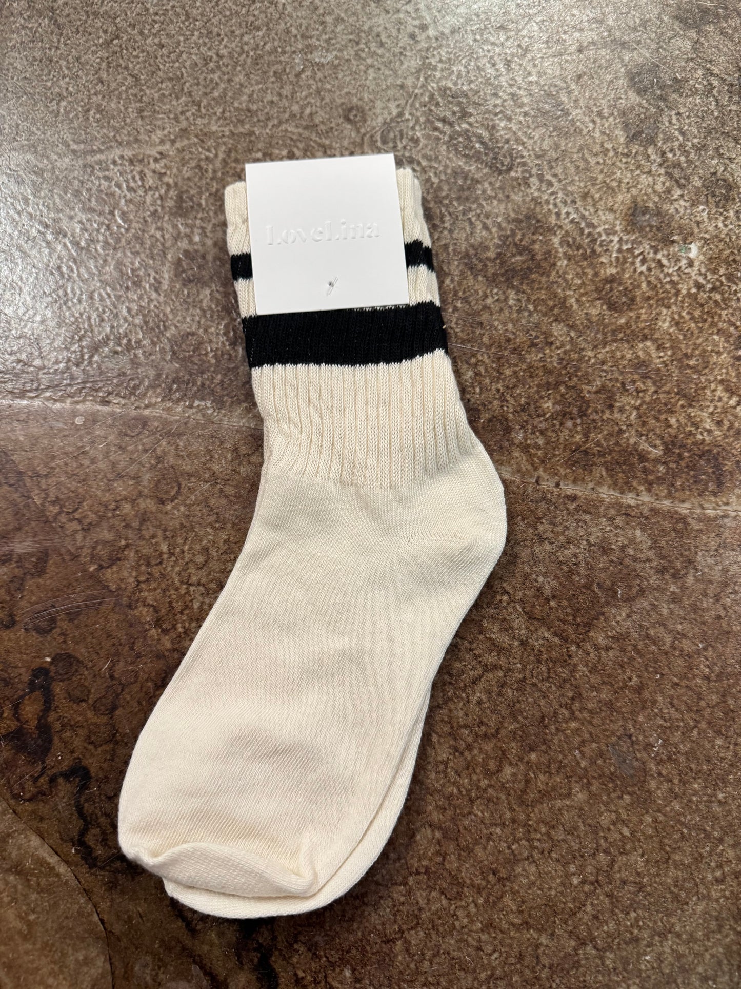 STRIPED CREW SOCKS