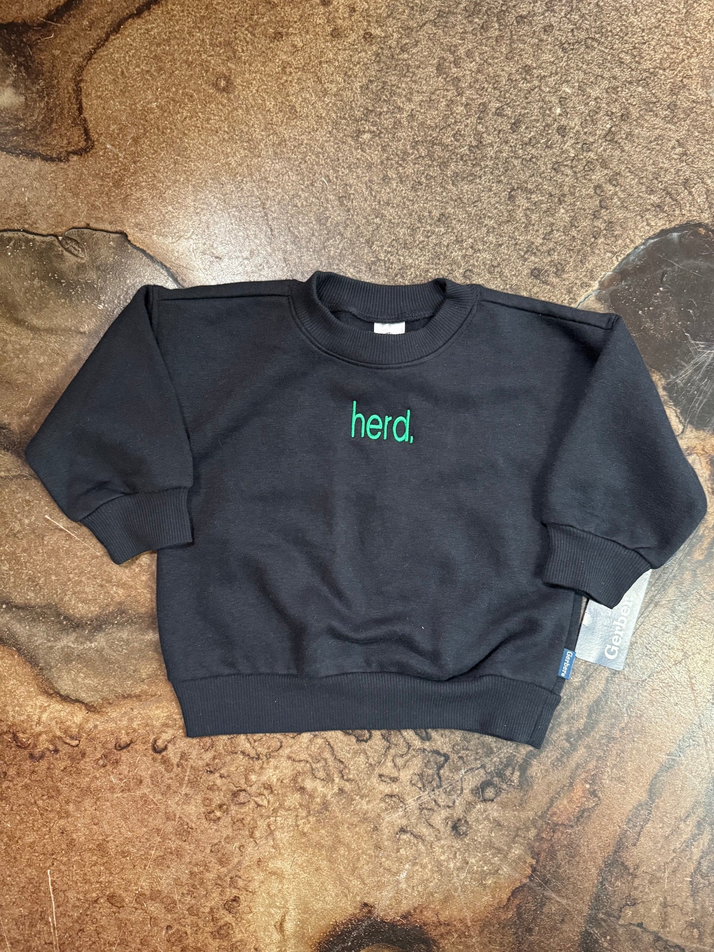 HERD. CREW & JOGGER SET X BLACK
