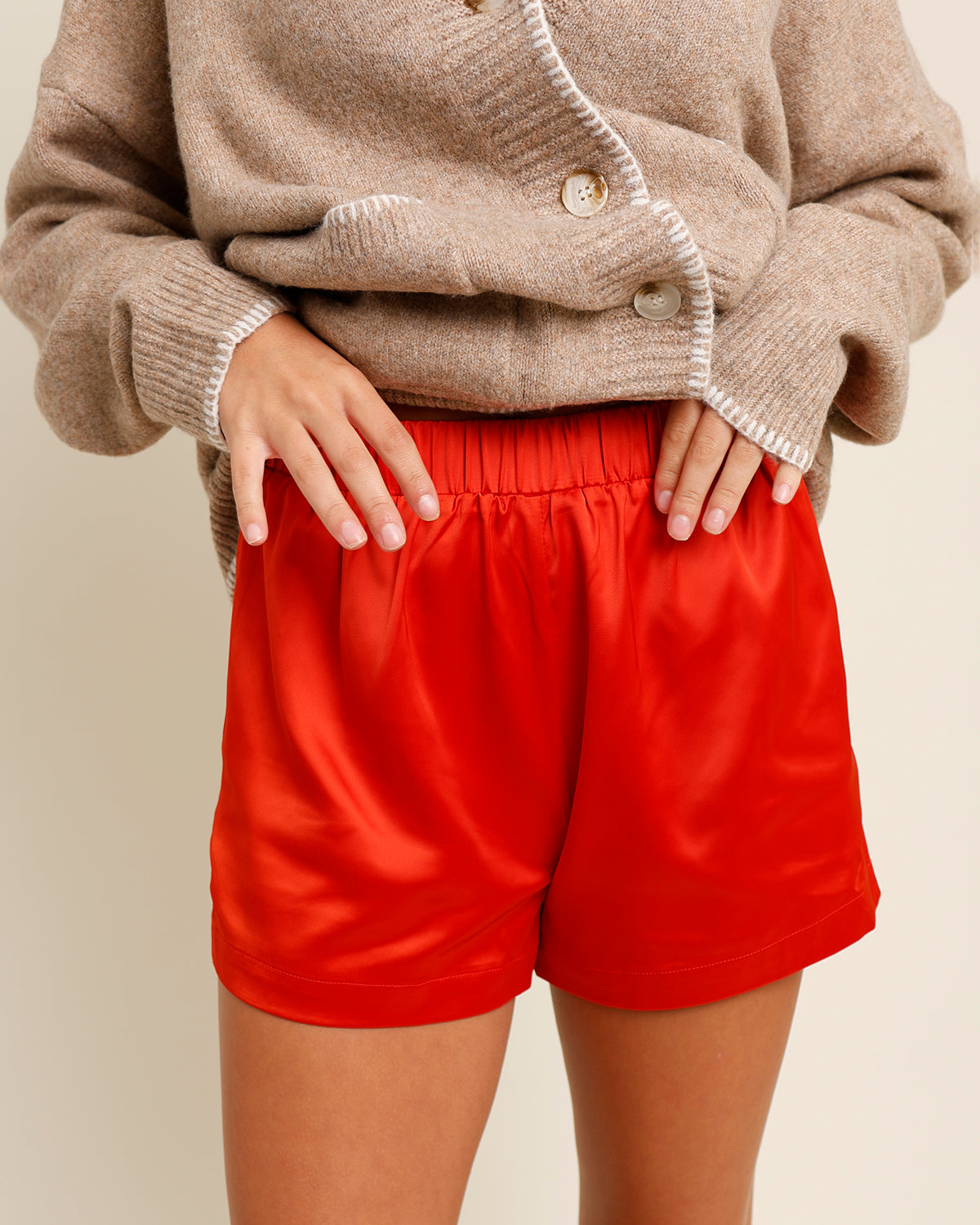 FAST LANE SATIN SHORT